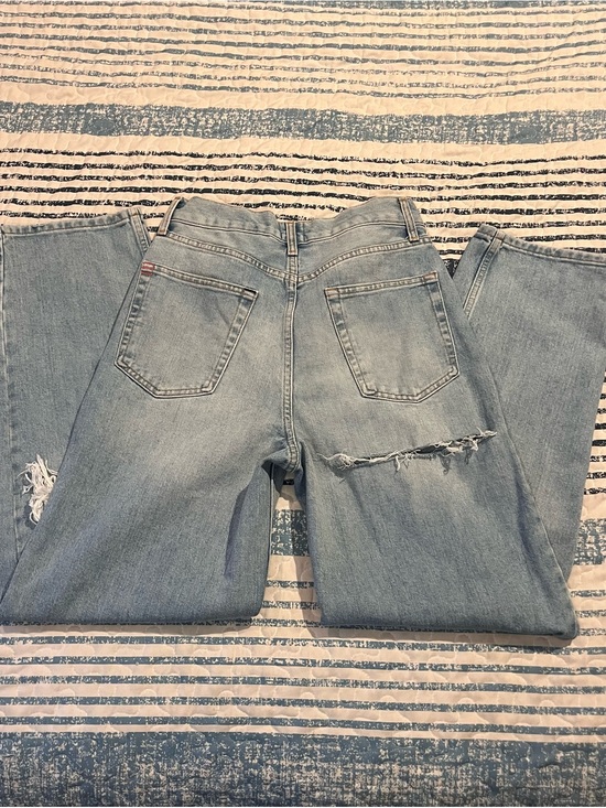 Urban Outfitters Denim - Urban Outfitters Light Blue Flare Jeans with Distressed Knee